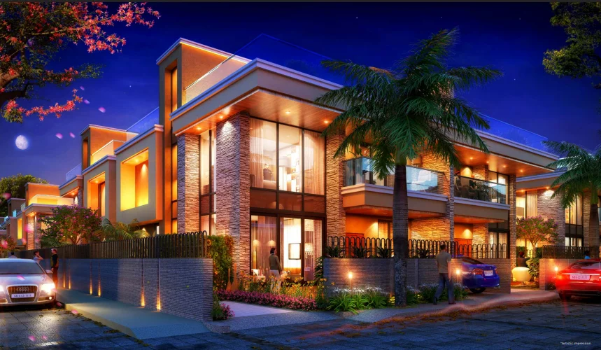 Luxury villa architecture